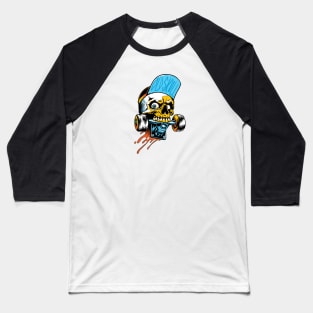 Skate skull Baseball T-Shirt